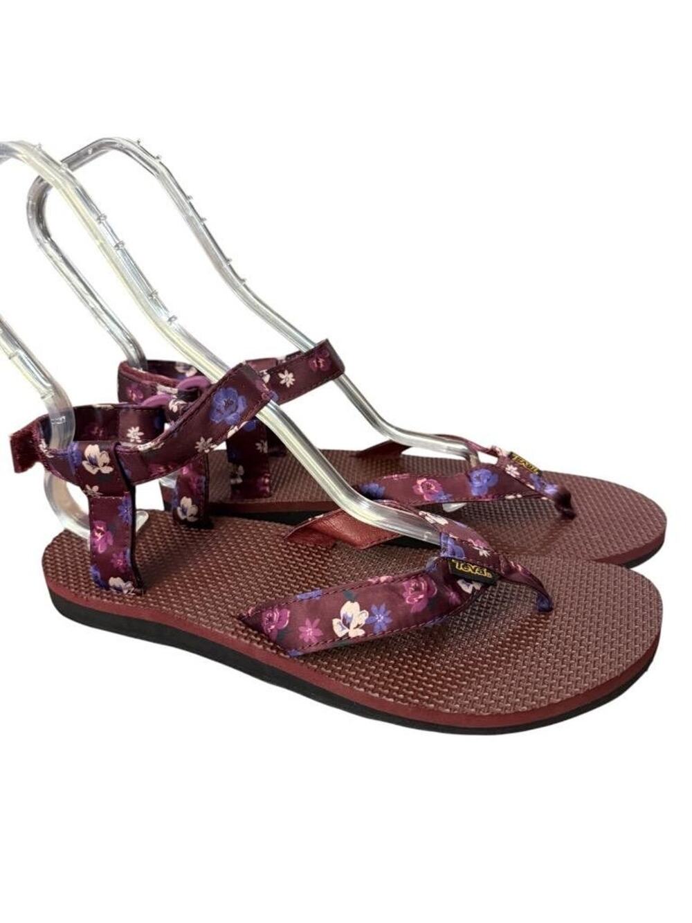Teva Original Floral Satin Sandal Women size 11